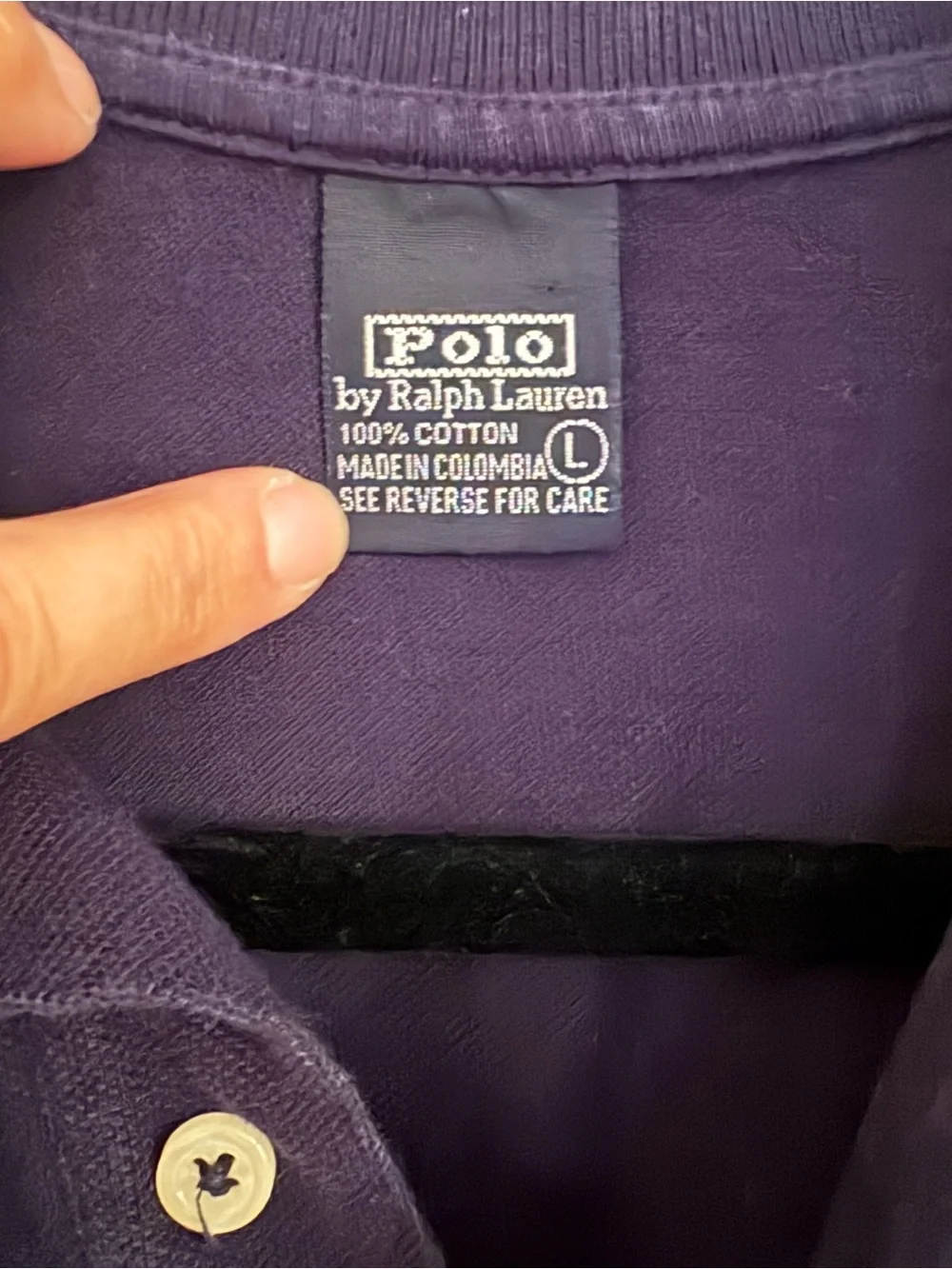 Ralph Lauren Men's Dark Navy Polo with Red Pony Logo